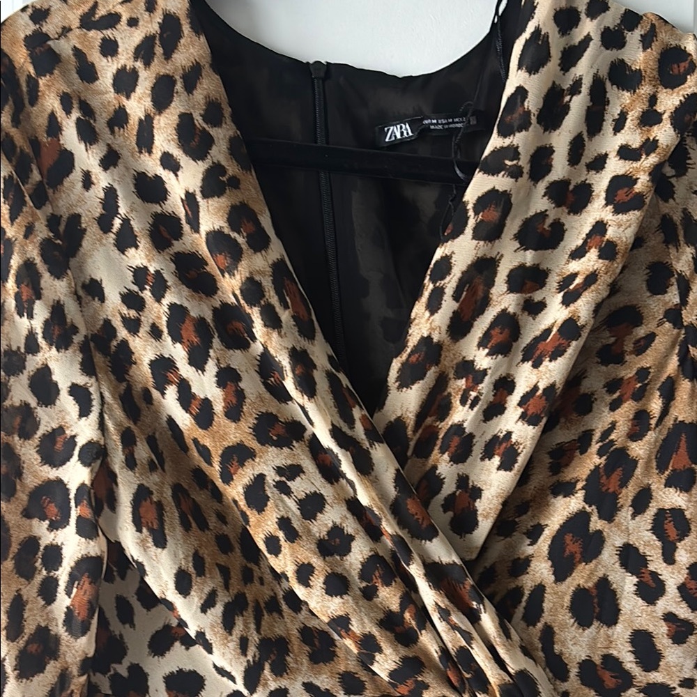 Leopard Print Women's Robe - Picture 2 of 3